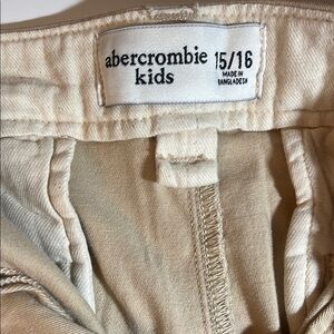 Abercrombie Kids Light Tan Trousers